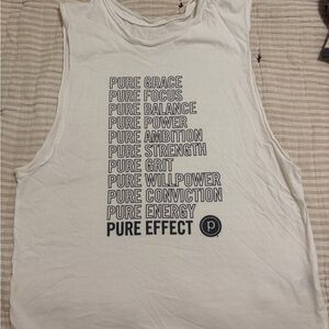 Pure Barre White Tank Top